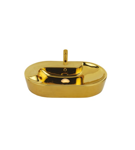TP172 Topic Counter Washbasin 45x70 cm  - Gold Plated
