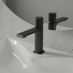AL1500S Alfa Mitigeur Lavabo Noir